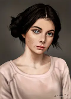 好莱坞女星插画设计作品欣赏