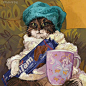 英国插画师 Emily Paquin 的喵喵插画

IG：Catwheezie ​​​​