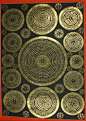 Ten Mantra Mandala Thangka from Nepal