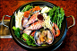 [明洞群山海鲜锅烤肉店] 区域：明洞主要的菜单：海鲜锅