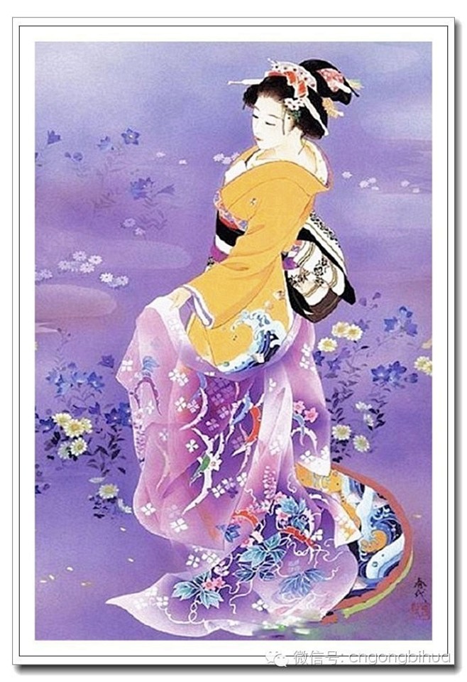 日本女画家森田春代《美人绘》和服画集】<br/>森田春代是生活在明治