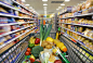 Shopping cart in the supermarket by Klaus Ohlenschläger on 500px