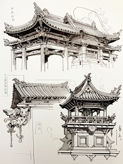 阿敏讷采集到线稿&速写
