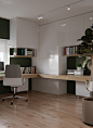 MADELEINE | PART 4 | Home office. Boyarka, Ukraine. 室内设计，书房