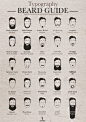 Typography Beard Guide on Behance