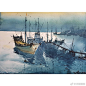 Javid Tabatabaei水彩作品 ​​​​