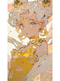 美少女战士壁纸 ｜金色月野兔