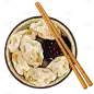 冬至饺子贴纸