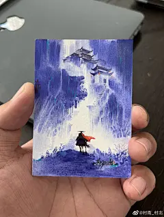 【村南_村北】古风插画 一个卡牌“新手”的“投名状”鲁本斯固体颜料#这就是中国风##遇见艺术##遇见艺术# 【江湖系列】 ​​​​