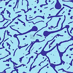 水磨石条纹无缝图案。矢量创意手绘纹理。带有混乱污点的抽象背景。拼贴设计。现代抽象装饰海报、布艺、封面