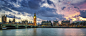 Panoramic view of Big Ben in London at sunset by frederic prochasson on 500px