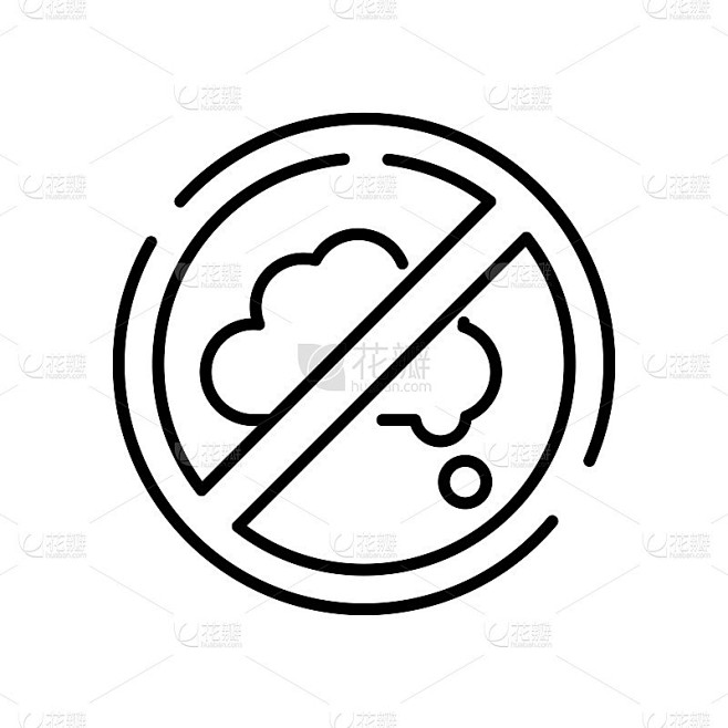 零排放矢量图标