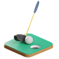 Golf 3D Illustration