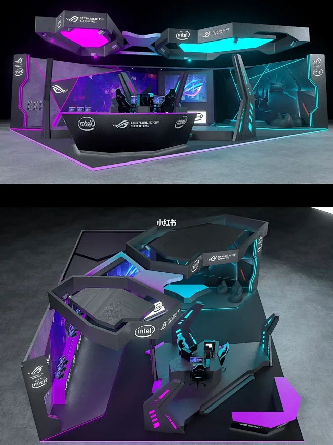 Intel 展位设计｜竞标作品