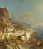 FRANZ+RICHARD+UNTERBERGER+-+Amalfi%2C+Golfo+de+Salerno+-+%C3%93leo+sobre+tela+-+110+x+100.jpg (1423×1600)