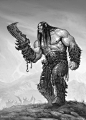 The Art of Warcraft Film - Kargath Bladefist, Wei Wang : These pictures are for the concept and illustrations of Warcraft movies made between 2013 to 2015
