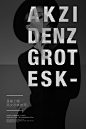 一款英文黑体。名字：AkzidenzGrotesk