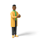 白领，3D人物
