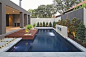 Contemporary Backyard with Asian Themes on Drake Street, Melbourne by COS Design