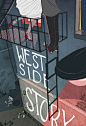 bonnynotion: Poster design for West Side Story