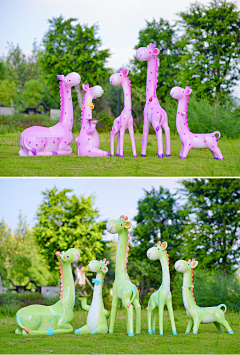 泉州园林景观雕塑摆件采集到卡通长颈鹿