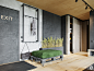 Loft 7.0 interior : Modern interior with open concrete and loft decor elements