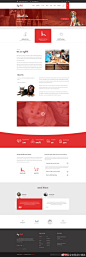 一组红色系的宠物店官网设计参考 #企业官网设计精选# #网页设计# ​​​​