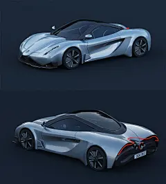 Blender 概念跑车模型 ASTREO TYPE3（Blend）插图