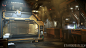 Star Citizen: Lorville Habitation, Jack Kirkham : The Utilitarian habitations are pods that are built to be able to re-used and re-branded across star citizen in various landing zones, they are built in a way that utilises modules to allow for sections to