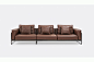 现代风格 简约时尚舒适 四人位沙发-家居-家装配