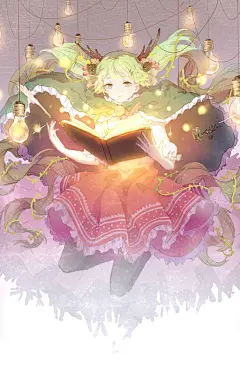 VOCALOID 初音未来 同人图 插画 壁纸 | miku 森林の姬 | 半次元-第一中文COS绘画小说社区
画师 NOCA51