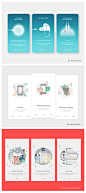 【每日灵感！精选数十款超赞流程启动页】流程启动页作为应用开启的首要页面，虽然操作流程逐渐的统一，但优秀的风格设计会给大家带来更好的感受，精选数十个流程启动页，为你的设计添加灵感，风格值得参考。小编@爆炒地瓜