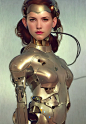 Golden and Metal Androids 