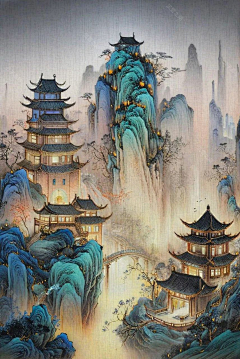 生生不息644采集到山水