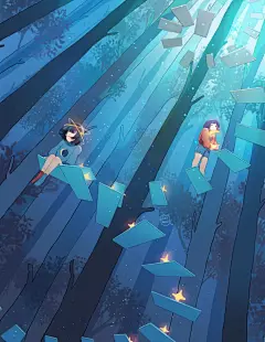 插画灵感森林 | 梦幻清新的治愈系温柔 - 小红书