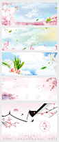  浪漫粉红色桃花樱花植物花朵banner背景图 位图, RGB格式高清大图， 使用软件为 Photoshop CC(.psd) 粉色桃花 桃花树枝 桃花花朵 花芯花蕊 花瓣素材 花朵素材 花卉花朵 玫瑰 桃花盛开 梅花 腊梅 粉红色桃花 桃花樱花素材 桃花背景 樱花梅花 手绘花 粉色花 花 花瓣 春天花朵 背景 樱花 桃花 植物 花朵 樱花背景 banner背景 花朵背景 浪漫樱花 浪漫背景 粉红色背景