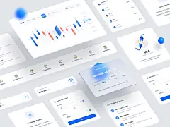 Crypto Platform Component set by iamSadi ✪ for Oniex™ on Dribbble