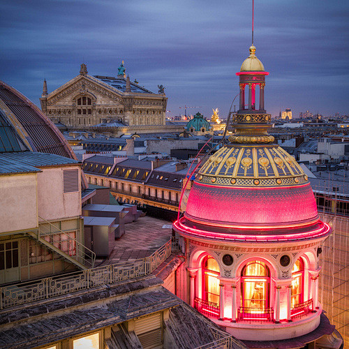 Lighted Dome, Paris,...