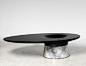 Nella Vetrina Visionnaire IPE Cavalli Rupert In Invisible Grey Coffee Table