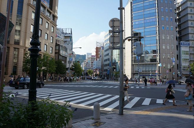 实拍现代住宅，街道（室外）

