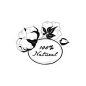 Cotton label. Natural material sign with cotton flower boll. Flo vector