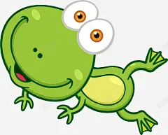 手绘可爱大眼青蛙图案高清素材 免费下载 页面网页 平面电商 创意素材 png素材