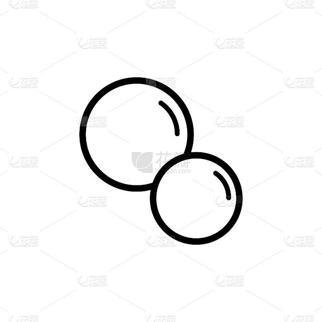 泡泡图标设计模板新潮