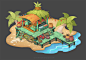 Fish Market, Michelle Ang : Practising isometric assets. Random fisherman's shop or something.