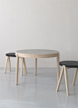 table, stools