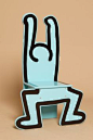 VILAC KEITH HARING CHAIR - BLUE - WOMEN - SOUVENIRS - OPENING CEREMONY ($100-200) - Svpply