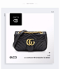 GUCCI古驰女包牛皮双G压纹小号22cm手提单肩斜挎包黑色446744 DTDIT 1000【图片 价格 品牌 报价】-京东
