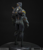 Fortnite - Carbide and Omega, Mike Kime : Carbide and Omega for Fortnite<br/>Model : Mike Kime<br/>Concept : Paul Richards