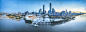 downtown city skyline and pearl river in guangzhou, china - guangzhou 個照片及圖片檔