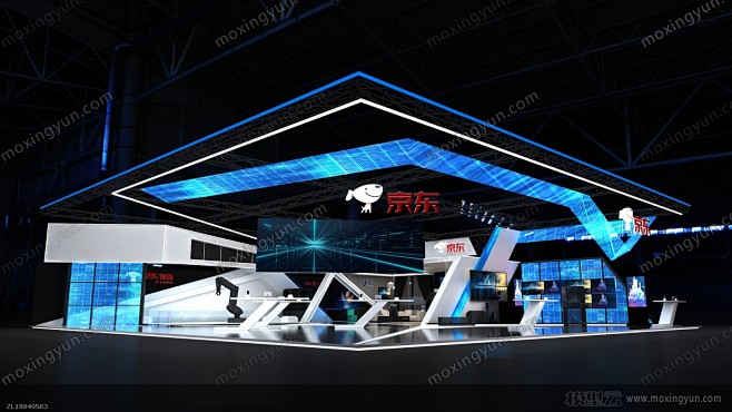 JD电子科技展览展示展台模型展览模型